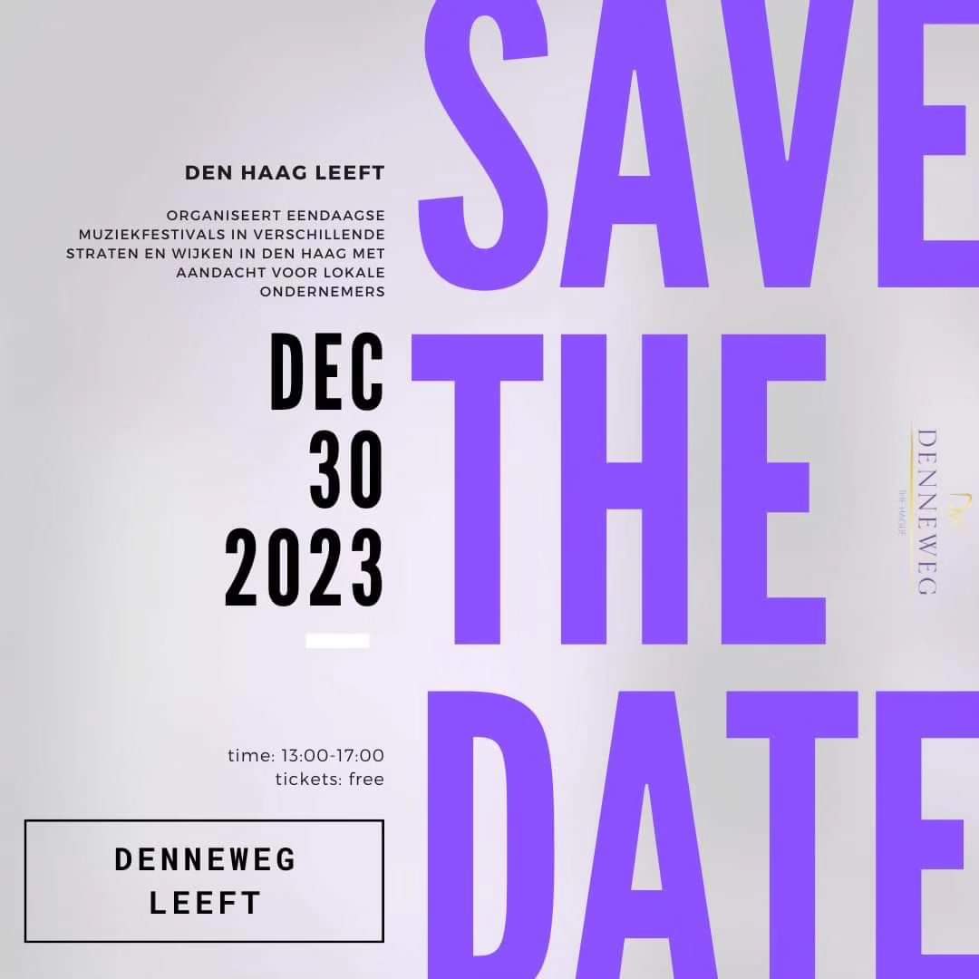 This will be the last Den Haag Leeft edition of 2023🫶
Will you be there? We're excited for 2024!
.
.
.
> Denneweg Den Haag
> Musicforevents.nl
> Sethpicturesmusic