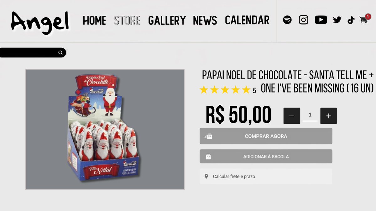 Angel_rpg0's tweet photo. Papai Noel de chocolate (16UN) - R$ 50,00
(RPG • @RHallucinado)
(TAG • #AGL🪽 - #EraXI - #SalesHLCXI - #STM🎅 - #OIBM🎄) https://t.co/tGeyyv4T9J