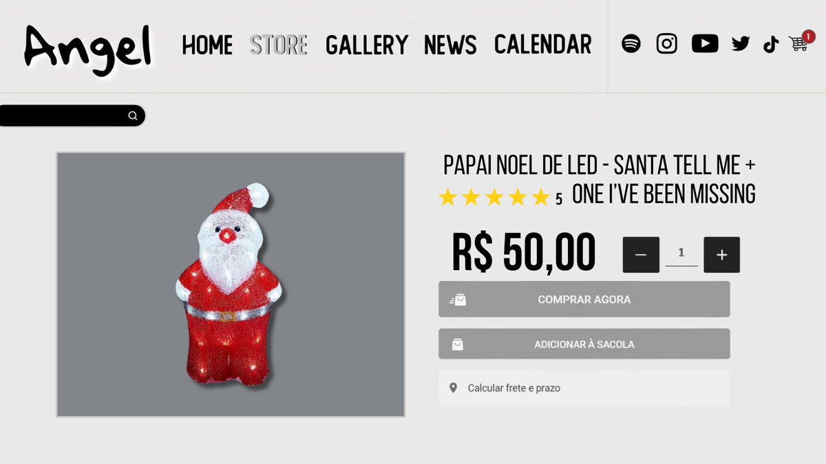 Angel_rpg0's tweet photo. Papai Noel de LED - R$ 50,00
(RPG • @RHallucinado)
(TAG • #AGL🪽 - #EraXI - #SalesHLCXI - #STM🎅 - #OIBM🎄) https://t.co/jtSBb0PVkJ