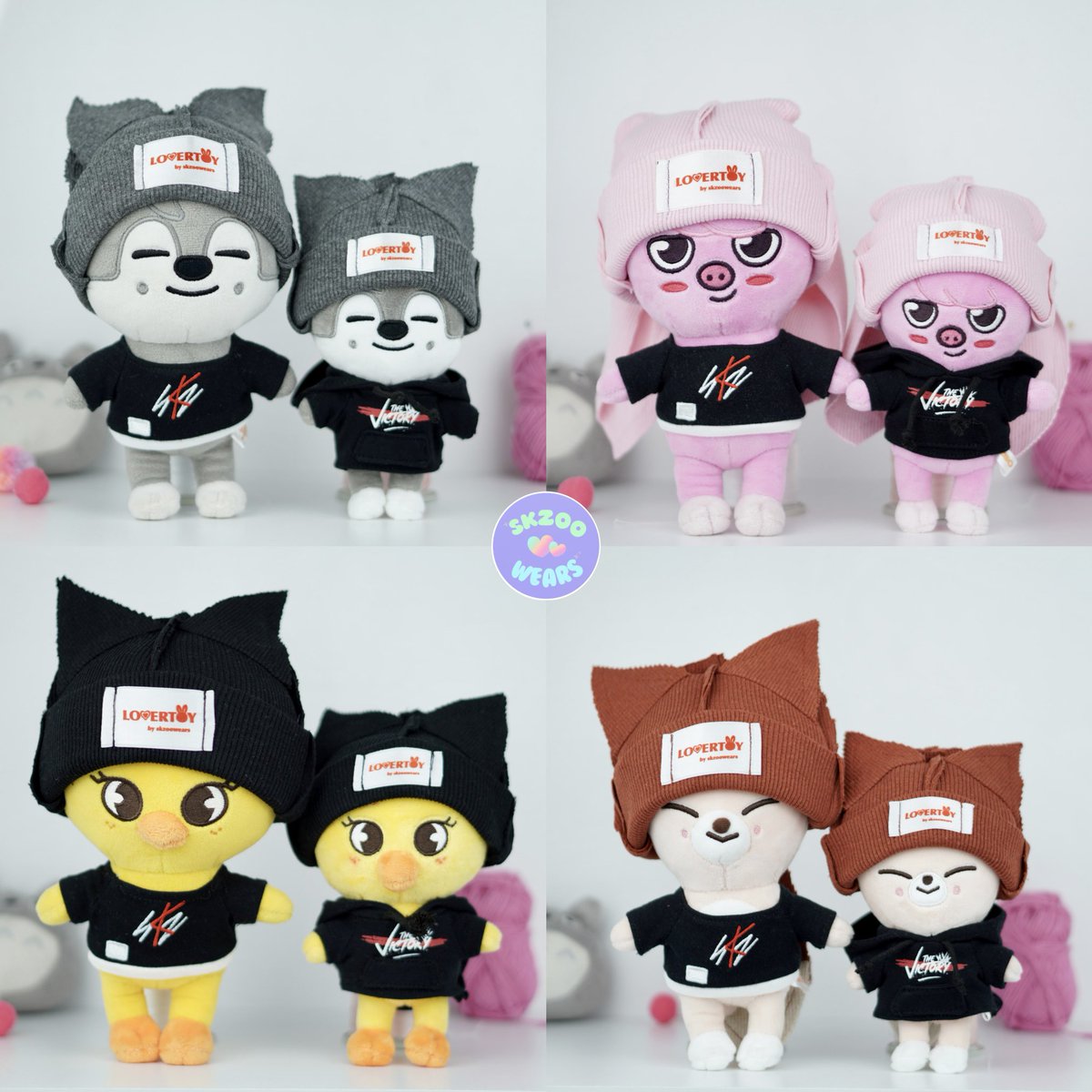 skzoowears's tweet photo. ✨✨NEW YEAR GIVEAWAY!! ✨✨

🎉Winner gets a “BIAS PACK” which includes:

🌸Your selected Skzoo’s outfit set from:
-Maxident Set
-S-Class Set 
-Rock-Star Set
-Lovertoy Beanie Set

🎀Follow me
🎀QRT this tweet and write which Skzoo’s outfits pack you want there 

🍀Good luck! 

✏️This is a worldwide giveaway.

✏️I’ll announce the winner at 1st of January 18.00 UTC. 

✏️Outfits are suitable with standard size Skzoo’s only.

✏️Plushie is not included.