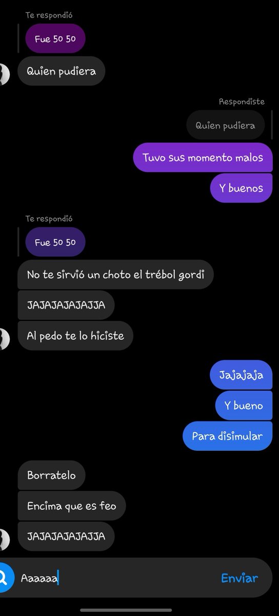 Me habla bien primero y después me bardea , mujeresss