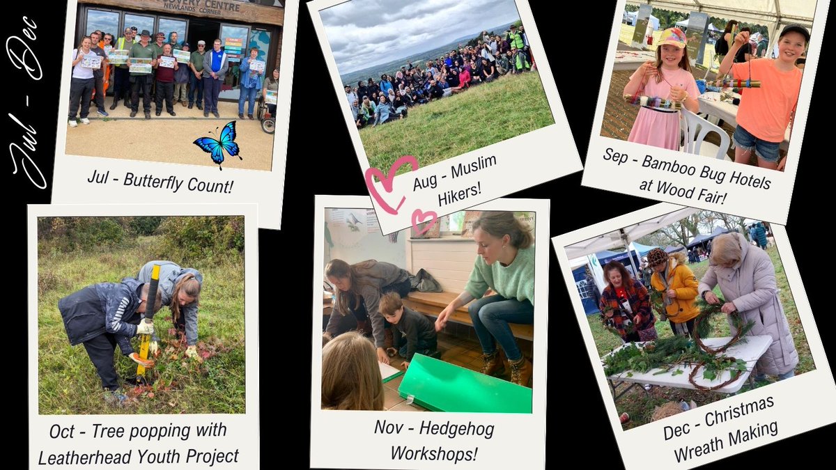 SurreyHillsSoc's tweet photo. We wish all our members, volunteers and followers a Happy New Year! 🥂

Let's look back on the highlights of 2023! 🦋🌱🌺

#SurreyHillsSociety #SurreyHills #NewYears2024 https://t.co/mmedbTE923