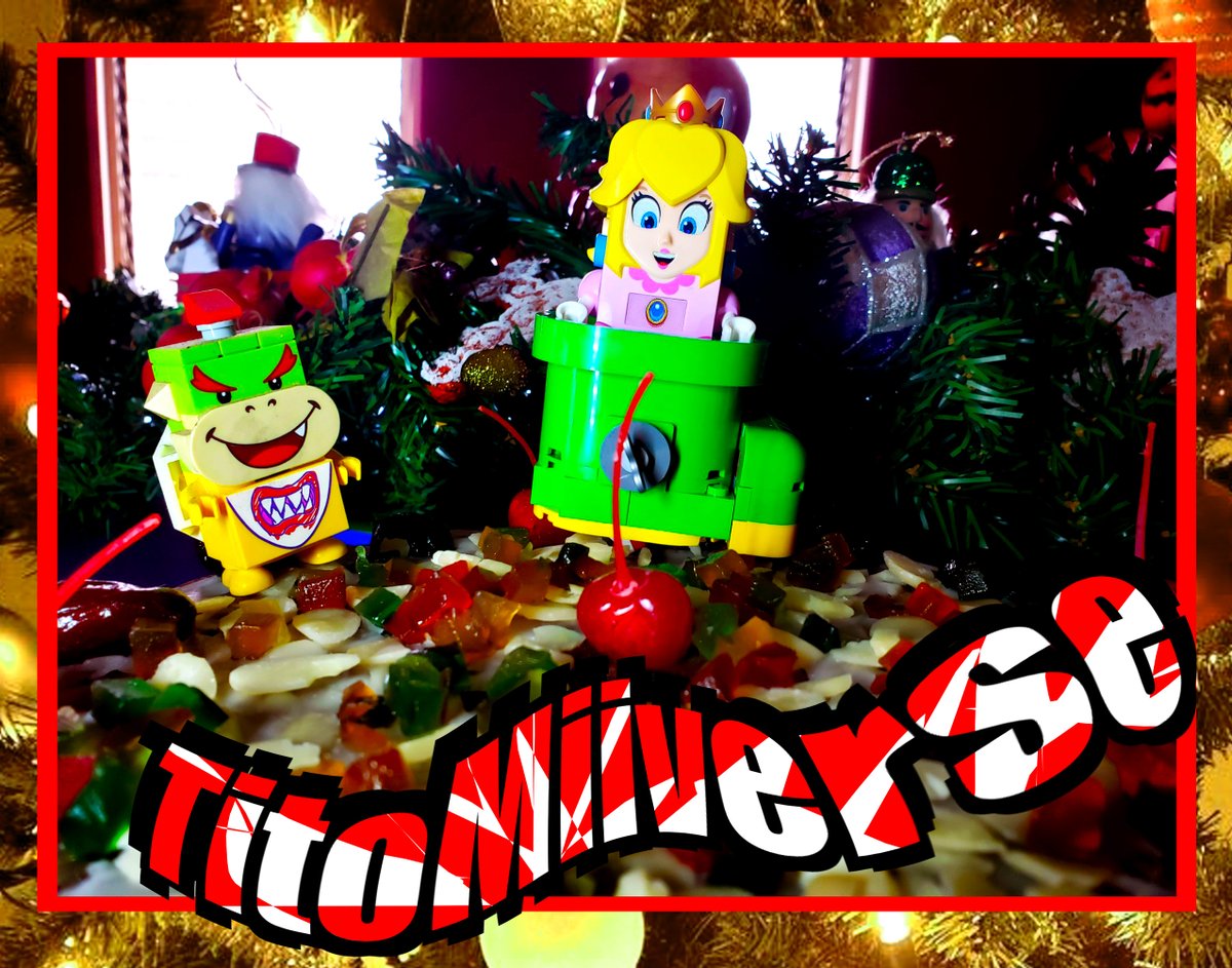 Stealing Christmas!!! My Friends Bowser Jr and Princess Peach have teamed up to come steal my Christmas Cake!!!🌟☃️🎄📸💖🎮🎃😉#MerryCristmas #ToyPhotography #LegoPhotography #NintendoPhotography @LEGO_Group