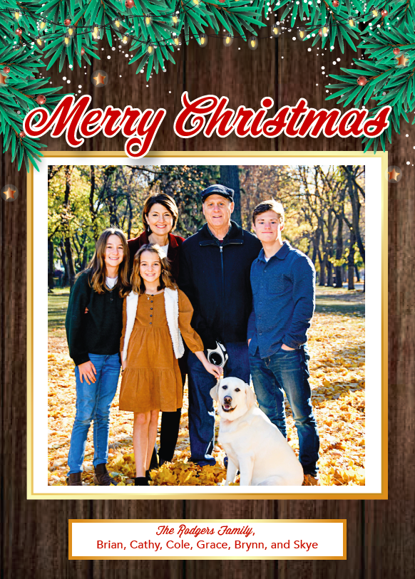 Merry Christmas from my family to yours! Wishing all of you a wonderful and blessed Christmas!