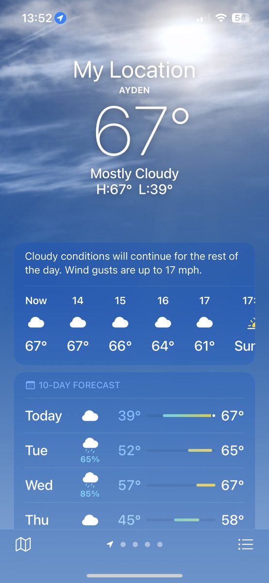 Kevin62946092's tweet photo. @NWS An warm 70 here https://t.co/GESIiM6Rgq