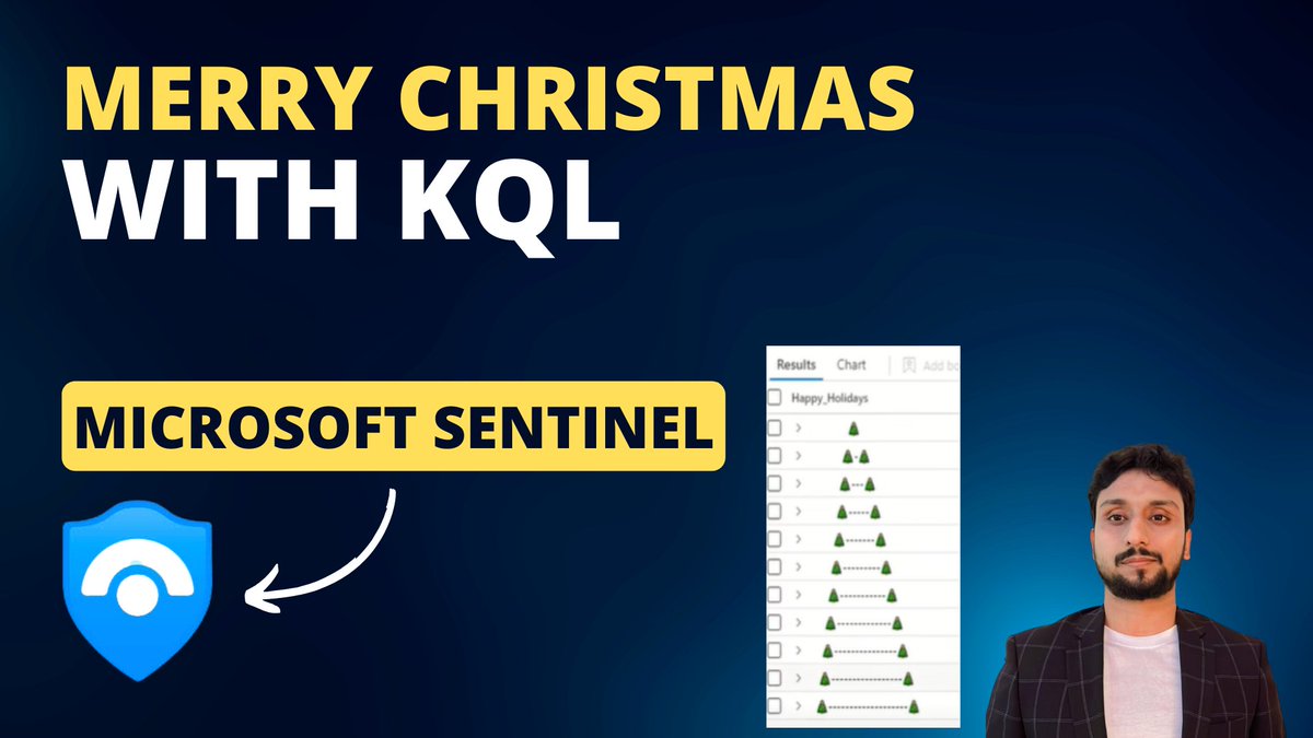 roy_samik's tweet image. 🎄 Wish you a Merry Christmas with KQL 🎄
⏩ Demo: lnkd.in/gVnDsesu
⏩ Source Code: lnkd.in/g9fvthpJ
#kql,#microsoftsentinel,#kustoquerylanguage,#kusto,#loganalytics