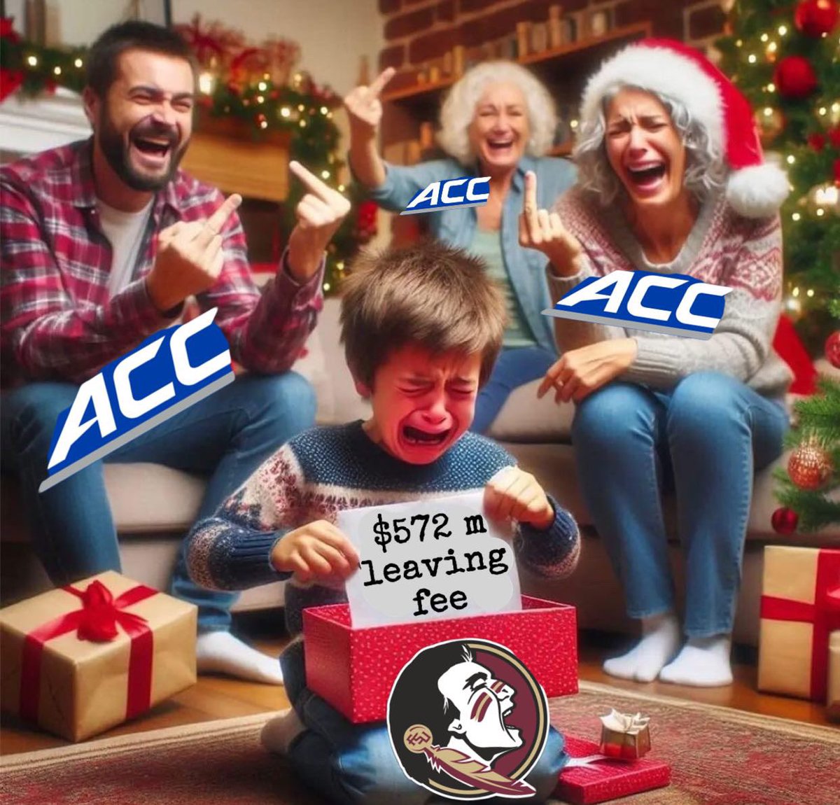 Merry Christmas <a href="/FSU_Barstool/">Barstool FSU</a> !!! Enjoy the ACC for the next 12 years🥹