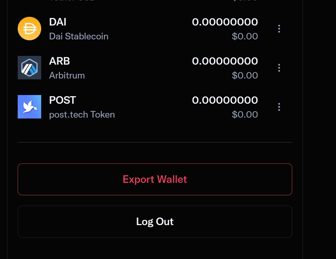 coinkritik's tweet image. #posttech cüzdanınızı met4mask&apos;a import edebilirsiniz. bunun önemini daha önce diğer socialfi&apos;lerde anlatmıştım. $POST tokenini sonra cüzdana eklediğinizde met4mask&apos;ta görünecek. Met4mask&apos;a import ederken başka cüzdan ekle&amp;gt;hesabı içe aktar özel anahtarı ekle.
