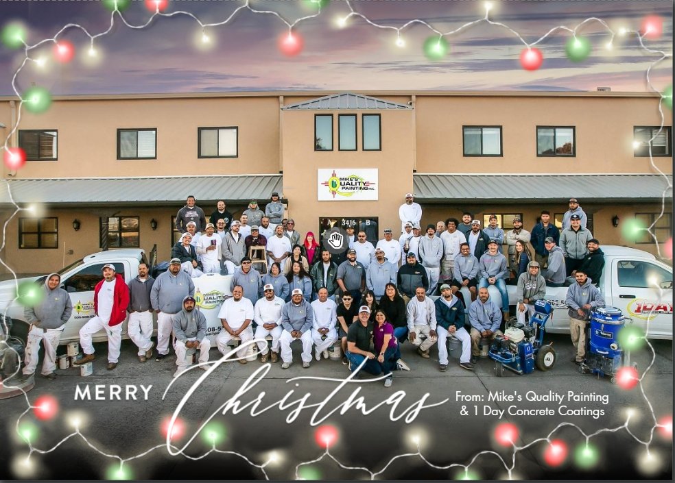 Merry Christmas from our big family to yours!🎄🎅

#christmas #mikesqualitypainting #painting #nm #abq #albuquerque #newmexico #santafe #smallbiz #familyownedandoperated #supportlocal #mqp #qualitymatters