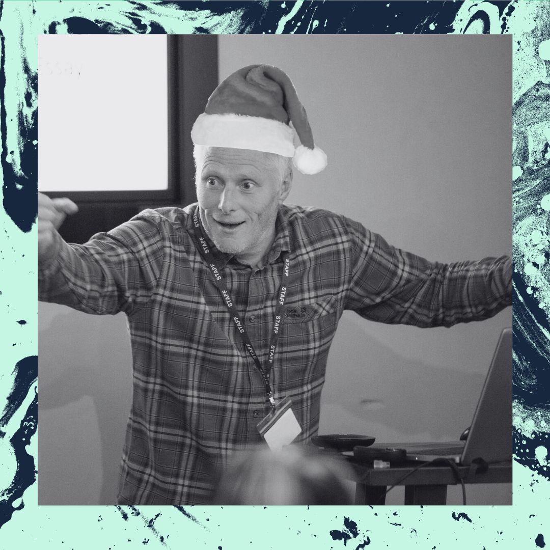 Rev Dr Glenn is this excited about Christmas! 

Merry Christmas to all our current and future students. We can't wait to see some of you in the New Year. 🎉