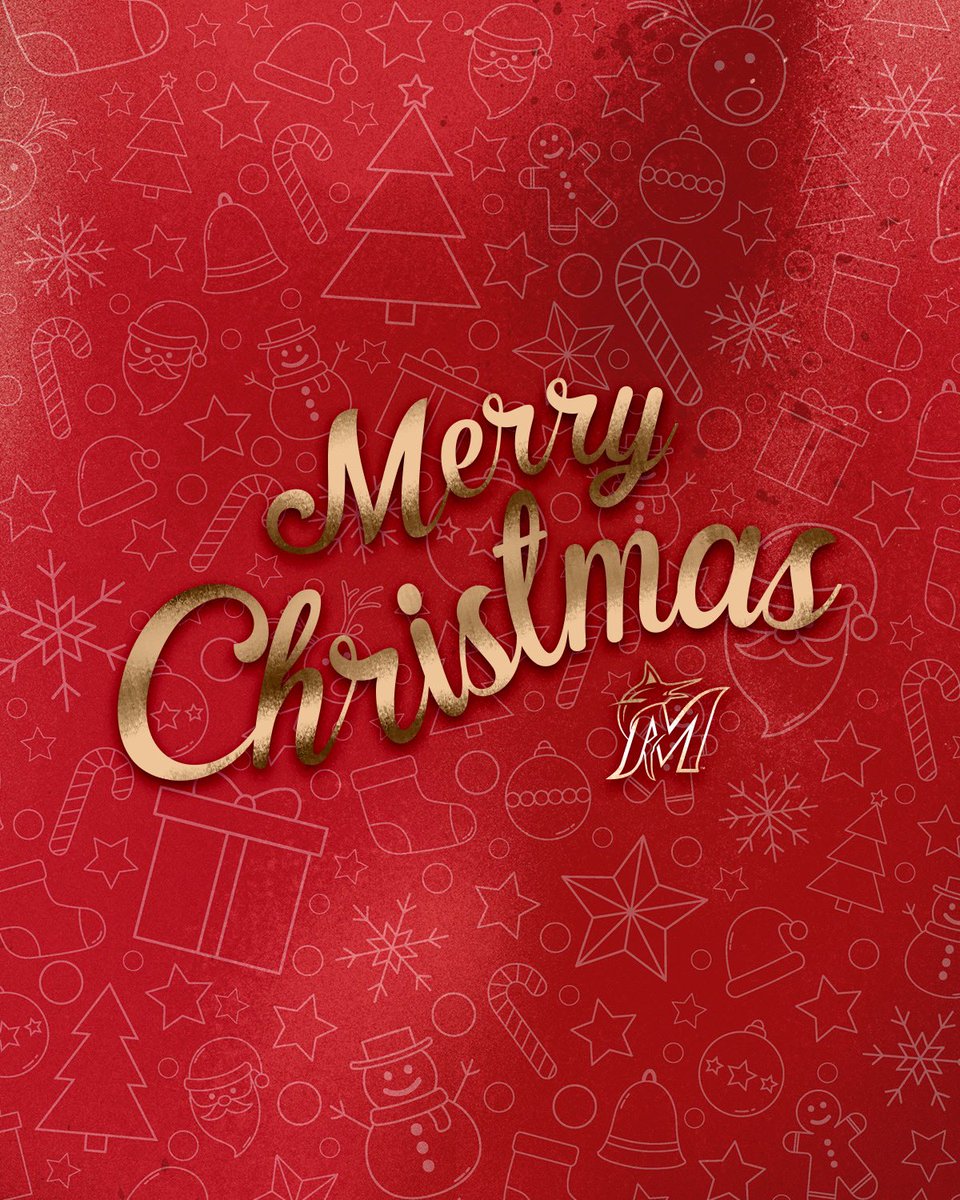 De parte de los Marlins les deseamos una muy Feliz Navidad a todos. 🎄