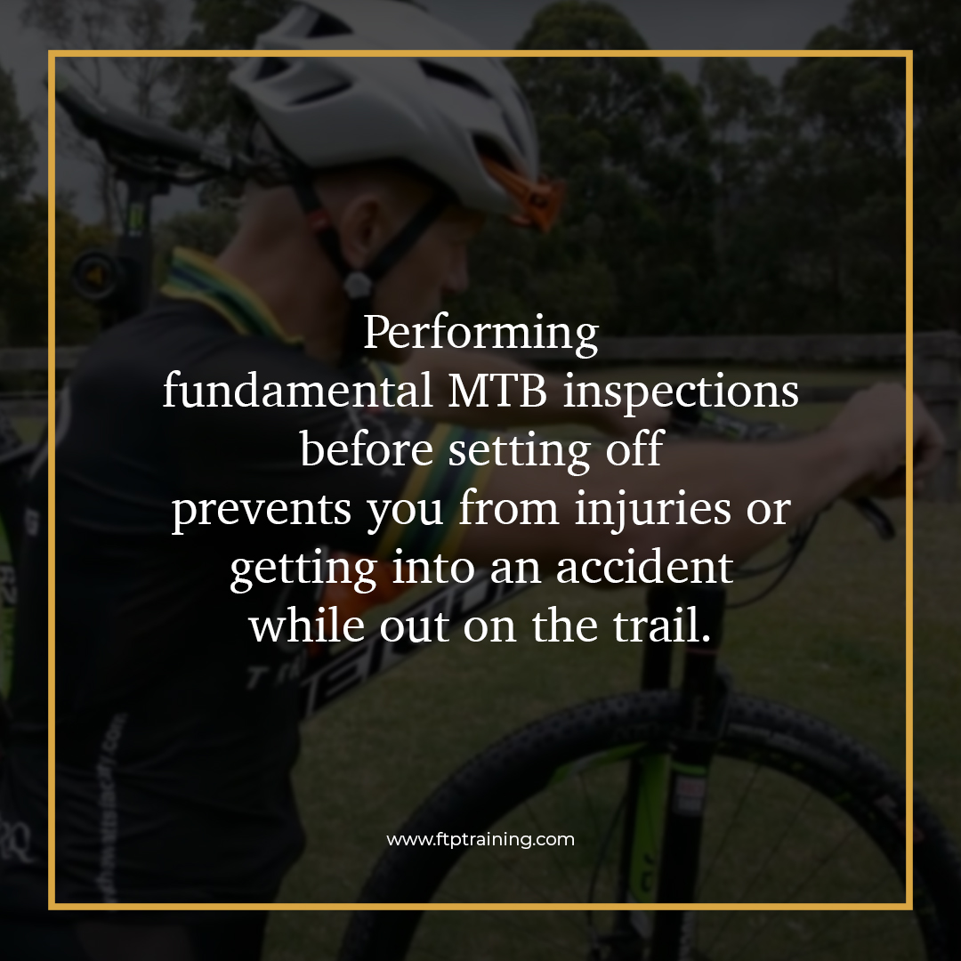 Inspect before you shred! Prioritize essential MTB checks to safeguard your ride and yourself from trail mishaps.

#cycling #cyclinglife #cyclingwithpower #cyclingcoach #mountainbike #mtb