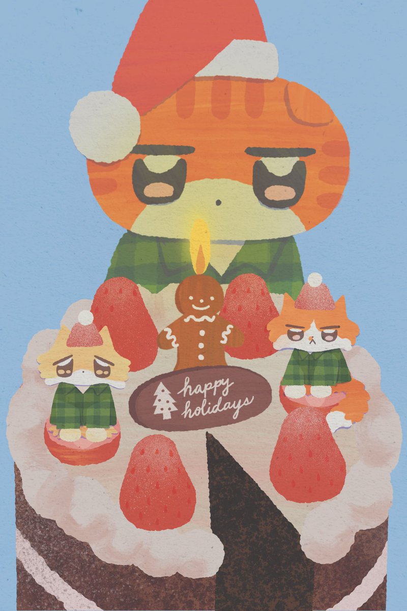 happy holidays 🎄🐱 メリメリ