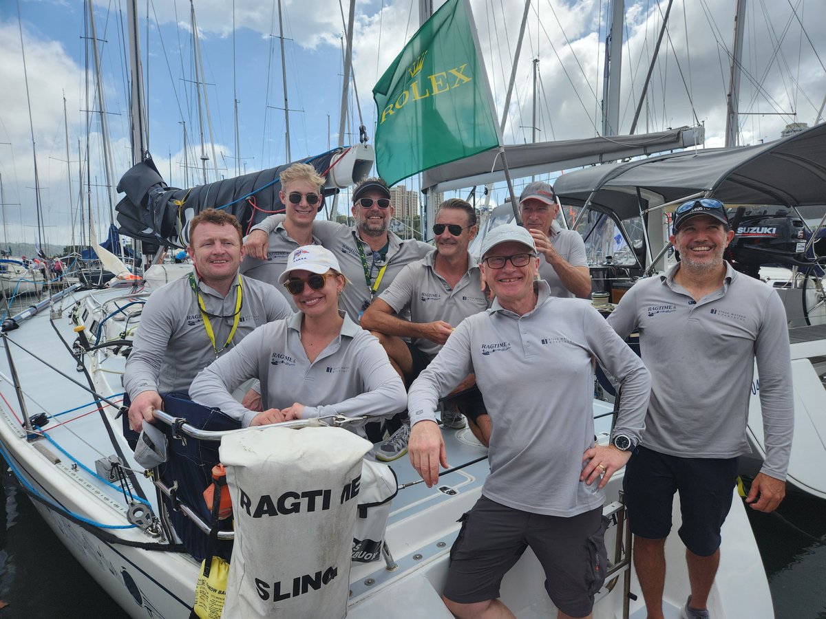 Rupert's done it, Lachlan's done it, so I might as well have a crack at the Sydney to Hobart! Track us 'Ragtime' skippered by my mate Steve Watson. Great boat, great crew!