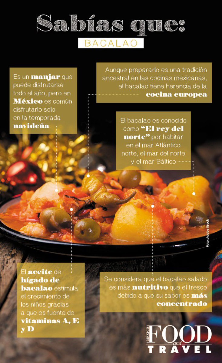 FoodandTravelMX's tweet image. ¿Cenaste #bacalao? ¡Descubre estos datos curiosos!