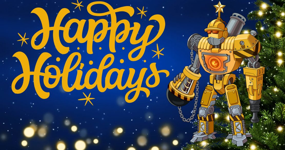 🎄HAPPY HOLIDAYS from the team at Rebel Bots🎄 We hope you enjoy this break and look forward to seeing you in the new year 🥳🥳