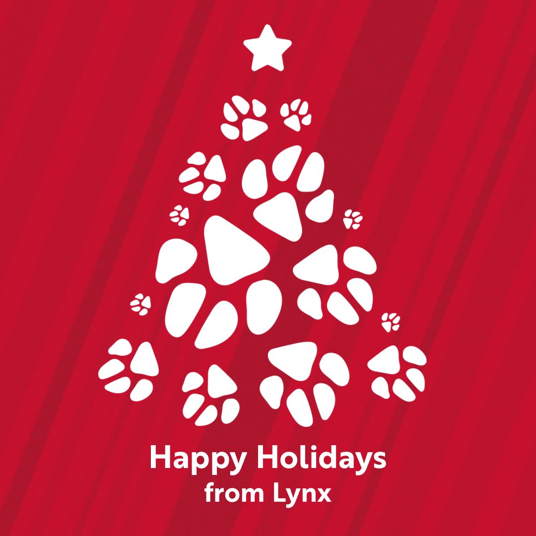 Happy Holidays from Lynx! 🌟 Wishing everyone a season of warmth and celebration with those who matter most. 🐾 #FlyLynx