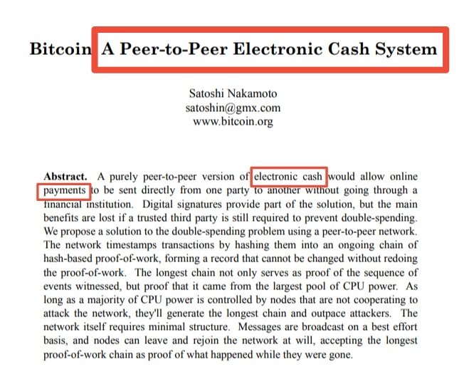 GhostOfPashka's tweet photo. @p0stc4p0n3 @Richard_Lee_BA @__overflow_ @Conza @rot13maxi @GrassFedBitcoin The purpose of Bitcoin isn't up for interpretation.
Its clearly a defined and purpose specific network with scarce resources. A definition of what it is automatically excludes any use case which is not in line with that purpose. https://t.co/CjMMfjqjT8