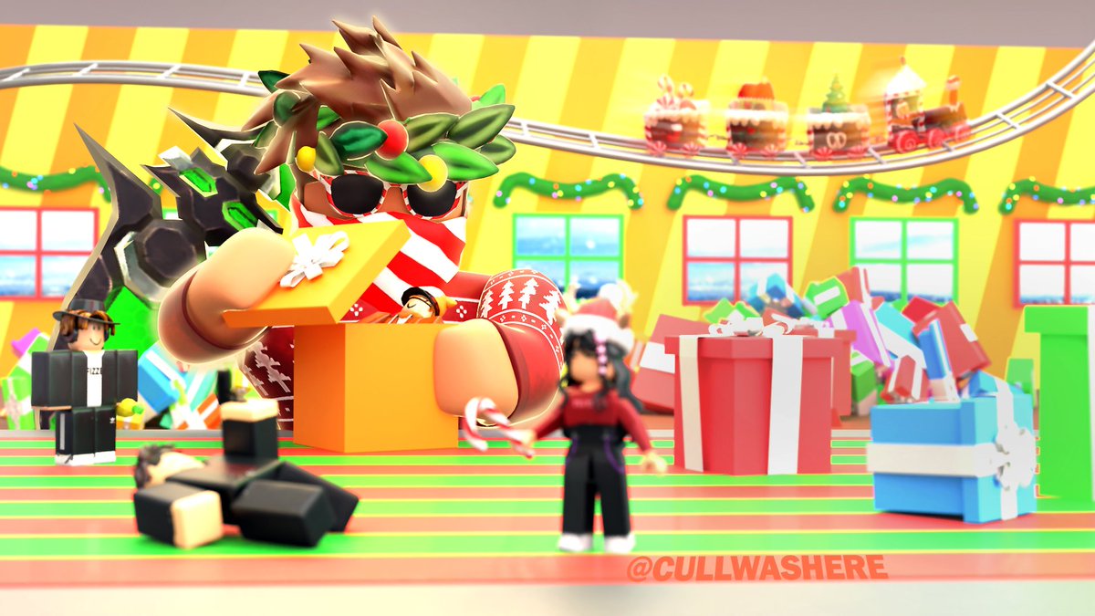 Merry Christmas everyone!!! 🎄
This collab was so fun thanks Tsu for putting it together! 😄

Likes and retweets are appreciated 💚
#RobloxDev | #RobloxGFX | #robloxart