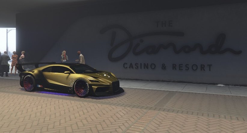 RoyalGhostman's tweet photo. Treated myself to a new car #BUGATTI  #GTA5 #GTAOnline https://t.co/78x5fsMcLa