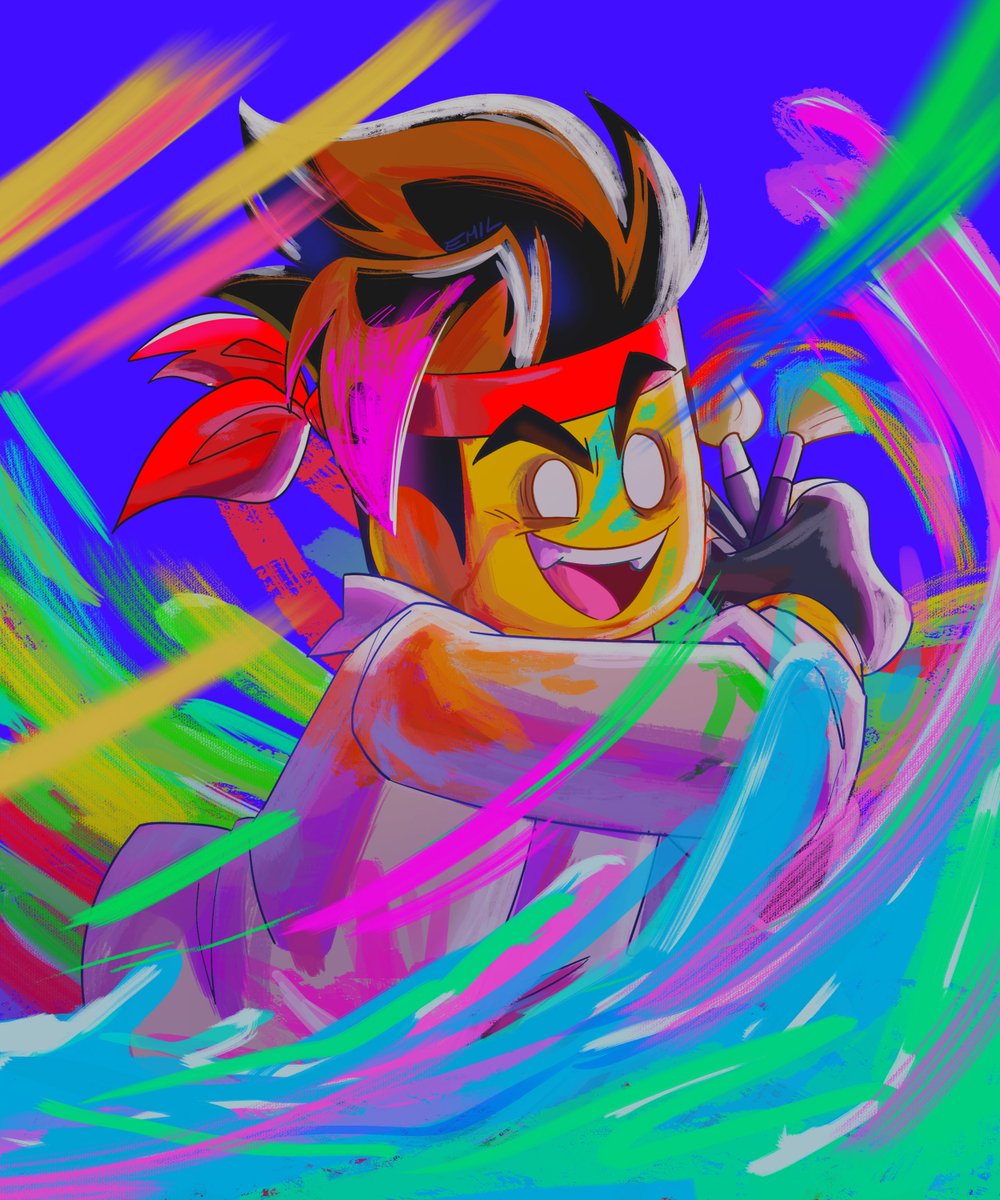 hesperidiae's tweet photo. secret santa gift for @c0loredbarz  !! 🎨💥🩶 https://t.co/b4lc7WieWR