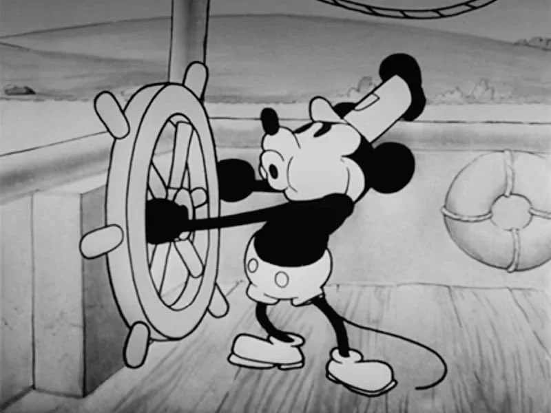 DiscussingFilm's tweet photo. The original Mickey Mouse enters public domain in 1 week. https://t.co/oduNcX6V4e