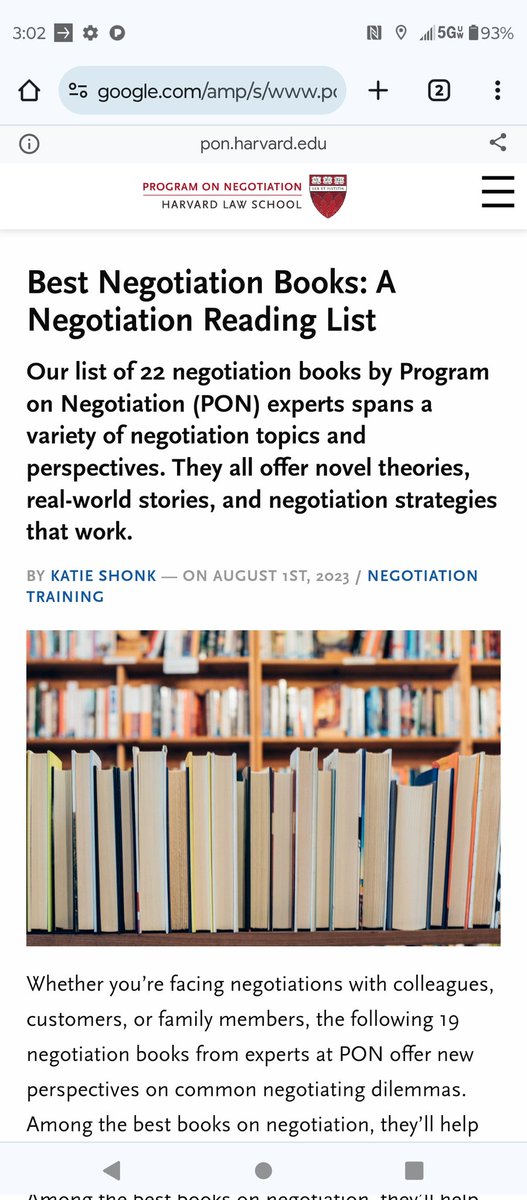 WallyOwi30's tweet image. I just want to get compensated for my spot in the dev ecosystem 🎄
22 Harvard recommended negotiation books 🎄 google.com/amp/s/www.pon.…
#negotiationbooks #phpdevelopers