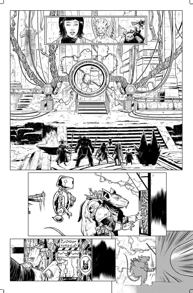 Starfinder #4 is in stores, grab your copy.
Text by <a href="/jameslsutter/">James L. Sutter (THE GHOST OF US out now!)</a> 
Art by <a href="/EduMennacomic/">Edu Menna</a>