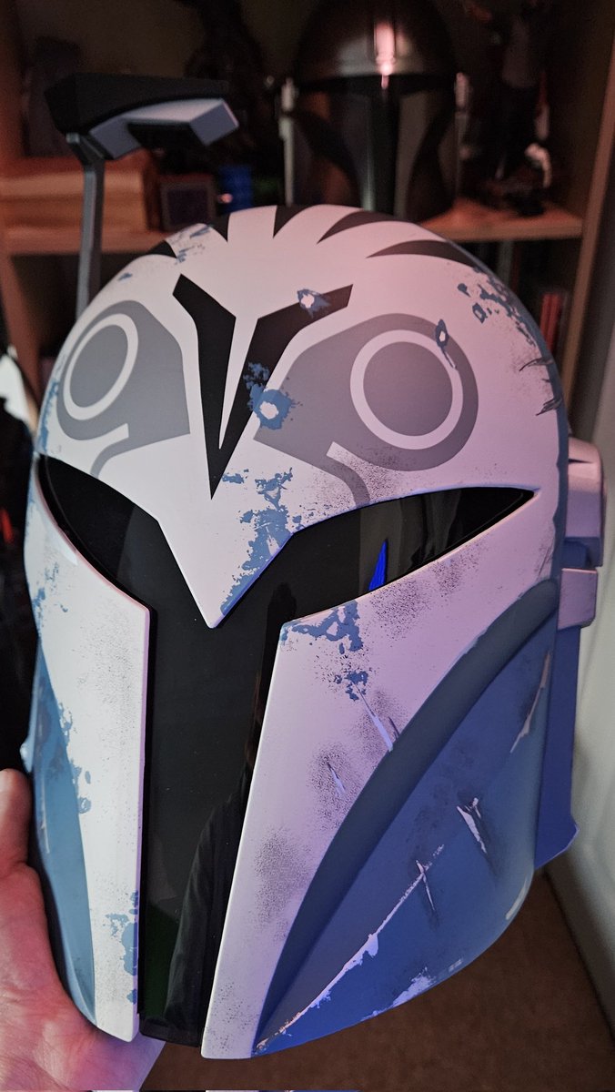 Got to add another <a href="/starwars/">Star Wars</a> helmet the the collection. Bo-Katan helm looks badass! <a href="/kateesackhoff/">Katee Sackhoff</a>  #StarWars