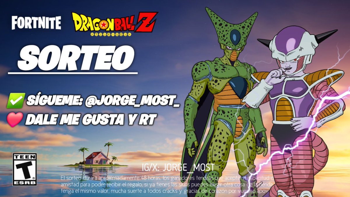 Jorge_Most (@jorge_most_) on Twitter photo 🎁 Sorteo 5 SKINS de Dragon Ball:
✅ Sígueme: <a href="/Jorge_Most_/">Jorge_Most</a>
❤️ Dale Me Gusta & RT
📅 Durará 48 horas, si ya tienes las skins puedes elegir otra de la tienda! Suerte bros y gracias de corazón por vuestro apoyo 🩵
#Fortnite 🎁 Sorteo 5 SKINS de Dragon Ball:
✅ Sígueme: <a href="/Jorge_Most_/">Jorge_Most</a>
❤️ Dale Me Gusta & RT
📅 Durará 48 horas, si ya tienes las skins puedes elegir otra de la tienda! Suerte bros y gracias de corazón por vuestro apoyo 🩵
#Fortnite