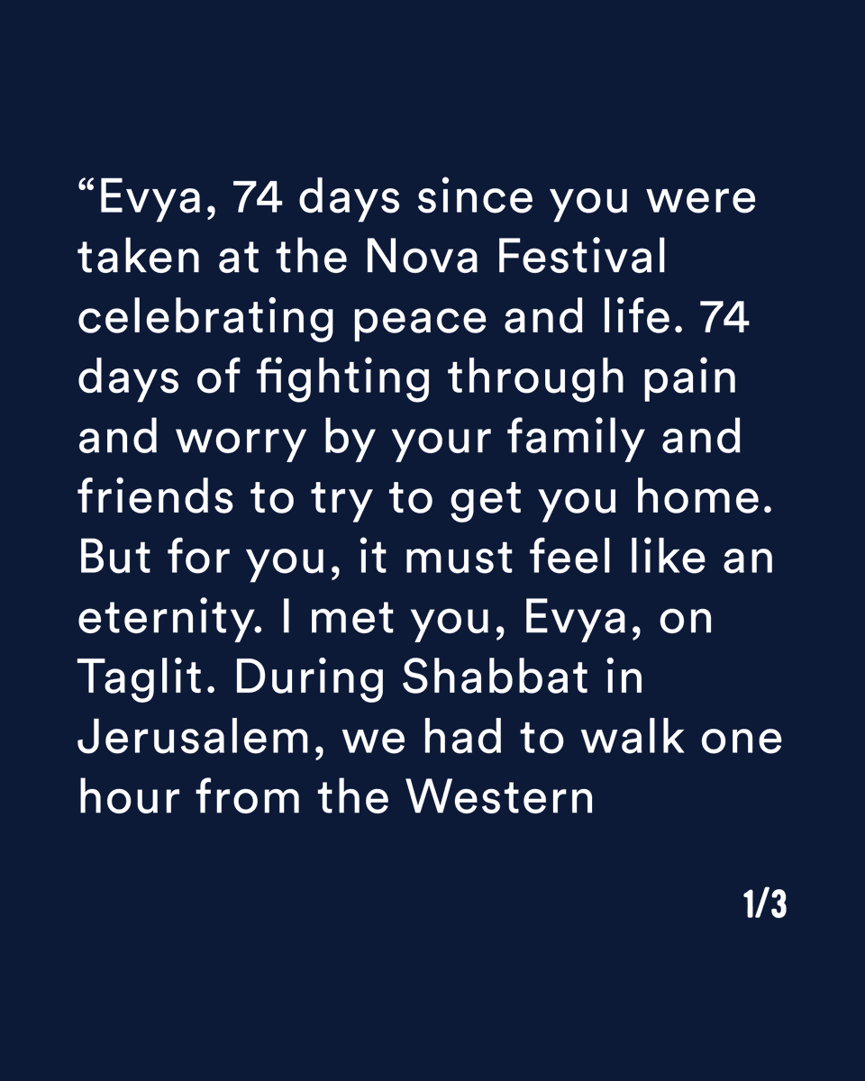 birthright's tweet photo. Message from Aaron, a Summer 2023 alum, to his friend Evyatar, who was kidnapped on October 7 and is now held captive by Hamas in Gaza. #BringEvyatarHome

#BringThemHome #BringThemHomeNow #Birthright #Israel #BirthrightIsrael #Taglit #IStandWithIsrael https://t.co/No2tU3AbwF