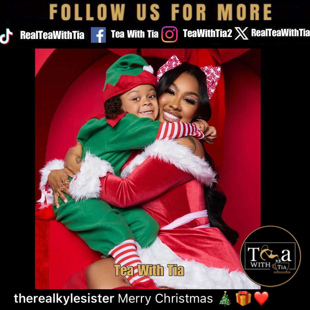 RealTeaWithTia's tweet image. Chileeeee fans are cancelling Christmas on #AriFletcher 😩😭… she shared an adorable pic of her and Yosohn but the comments do not care because she never posted her #ceilingchallenge 🫠

Thoughts?