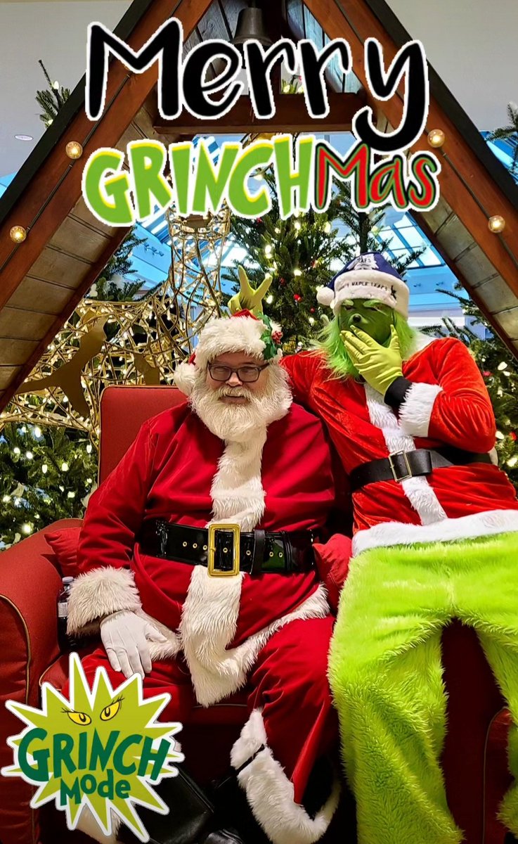 LeafsSpiderman's tweet photo. Merry Grinchmas! https://t.co/HYtdHOTOAa