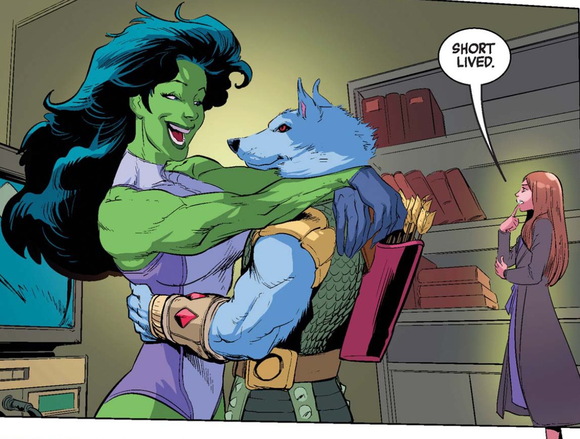 AkiDaveYT's tweet photo. Never forgetting that She Hulk dated and married a sexy man wolf ✨ https://t.co/AHiLSCS9eR
