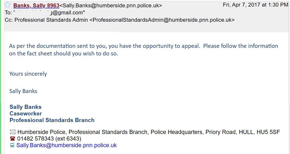 out_police's tweet image. The ability to lead a normal life for those caught up in the police complaints system is adversely effected, whereas it's obviously just a game to those administering the procedure . #PlayingTheSystem /26