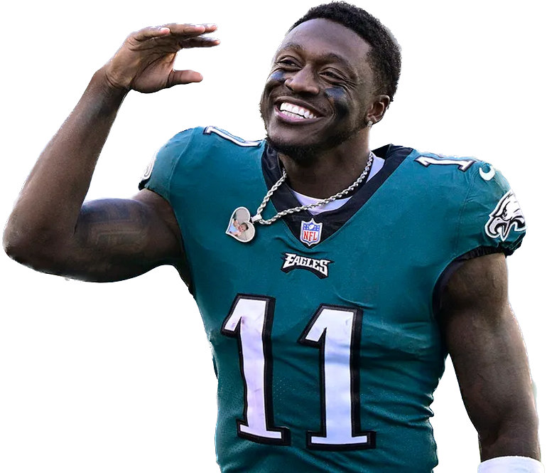 Playertotals's tweet photo. A.J. Brown #Week16 #PlayerProps Odds: #NFLProps #PropOdds 🏈

#BestOdds 📈

Receptions: 5.5 #Fanduel
Rec Yards: 75.5 #Pointsbet
Anytime TD: -120 #DraftKings

#WorstOdds 📉

Receptions: 6.5 #Betmgm
Rec Yards: 78.5 #Caesars
Anytime TD: +100 #Caesars

✅ https://t.co/VhhvujrC29 https://t.co/uHDsLSC4S7