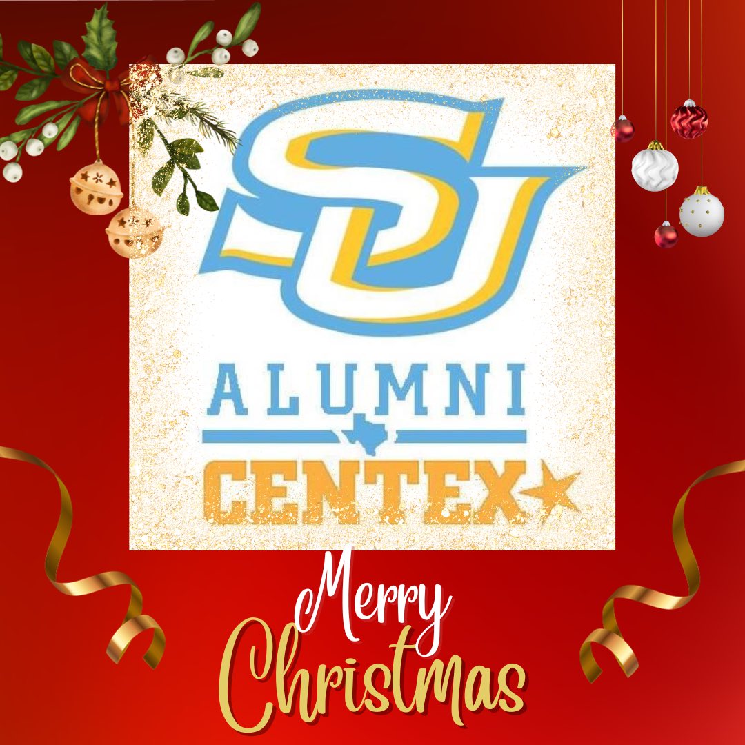 SUcentex's tweet photo. Wishing everyone Happy Holidays from the Central Texas Alumni Chapter! 💙💛 https://t.co/gXjUetgWp8