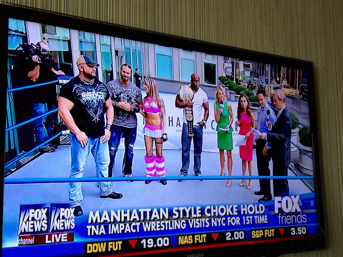 Mr Ken Anderson (@mrkenanderson) on Twitter photo Going through old photos and came across this flawless veteran victory by <a href="/realbully5150/">Bubba Ray Dudley</a> during a Fox News interview for TNA in 2014.
If you know, you know! 😄
#ForcedPerspective #TNA #IMPACTWrestling #BullyRay #BubbaRayDudley #WWE Going through old photos and came across this flawless veteran victory by <a href="/realbully5150/">Bubba Ray Dudley</a> during a Fox News interview for TNA in 2014.
If you know, you know! 😄
#ForcedPerspective #TNA #IMPACTWrestling #BullyRay #BubbaRayDudley #WWE