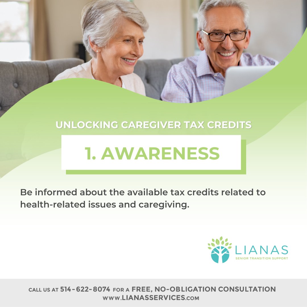 Unlocking caregiver tax credits: Awareness

#helpingmomsanddads #retirementhomes #seniorsupport #seniorsresidences #seniortransition #homesale #downsizing