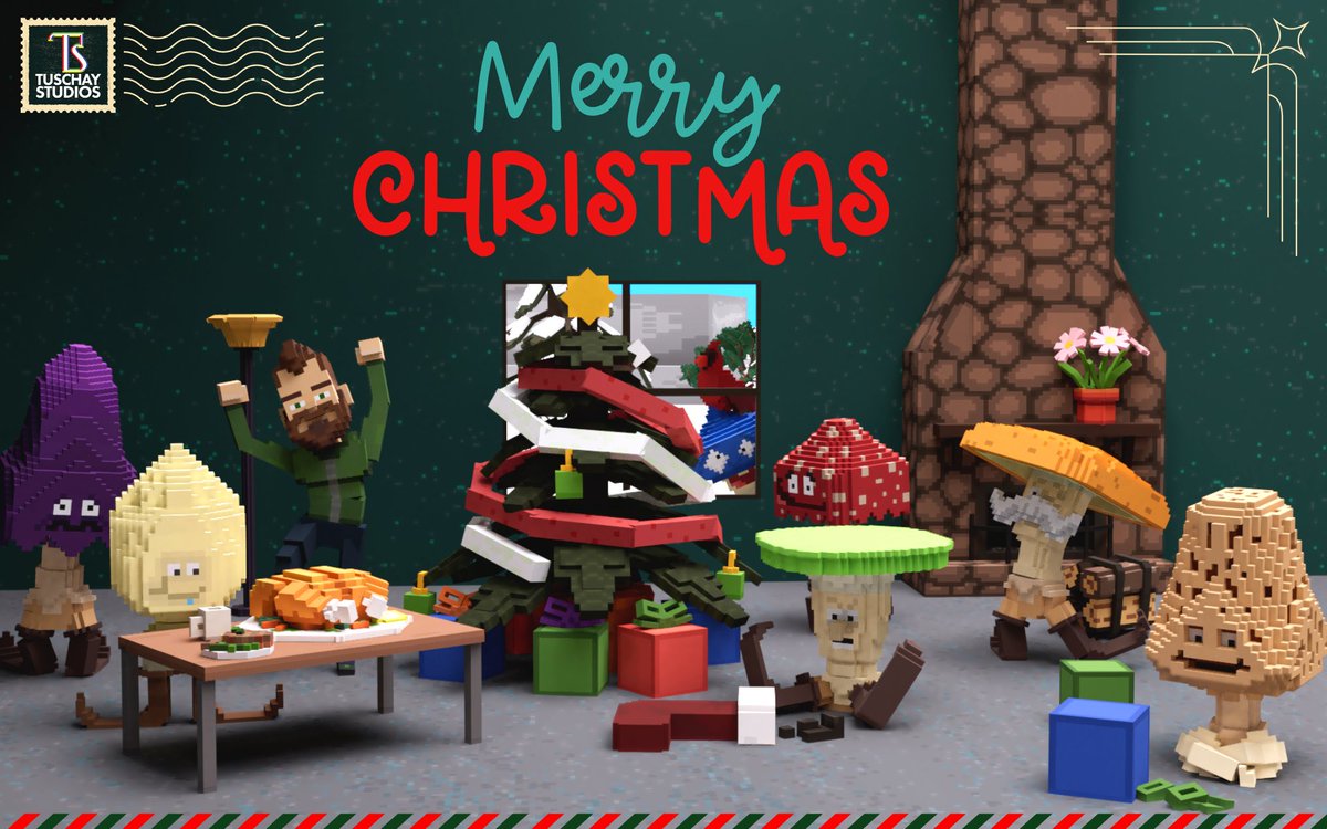 FunguyFamily's tweet image. Merry Christmas from our family to yours! 🍄💚❤️

Here&apos;s to an incredible 2024!🍻