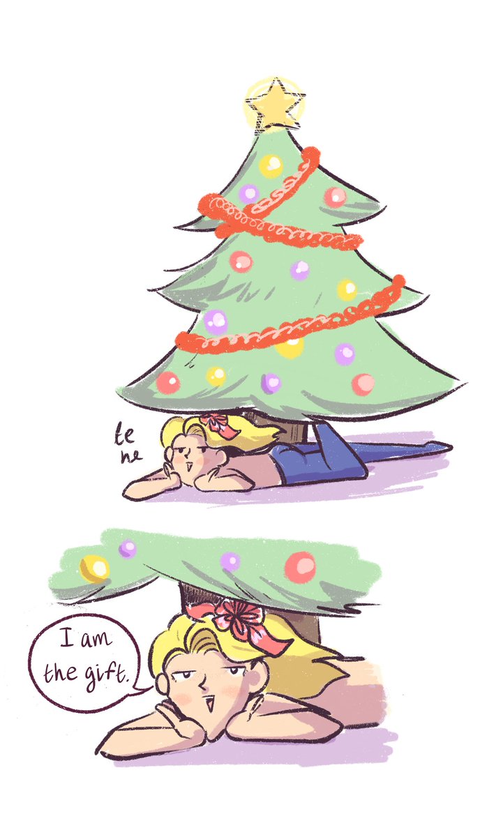 Anythingcomic's tweet image. Merry Christmas ❤️ if you were truly good this year you will find Beautiful Steve under your tree 🎄