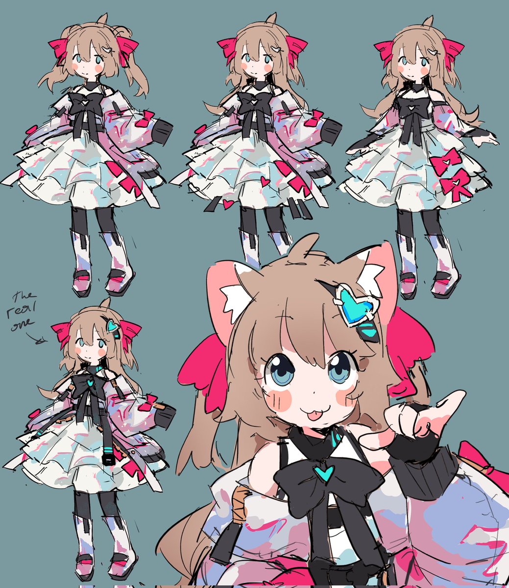 my concept for said cyberpunk princess :D #heartheartart #neurosama #vtuber