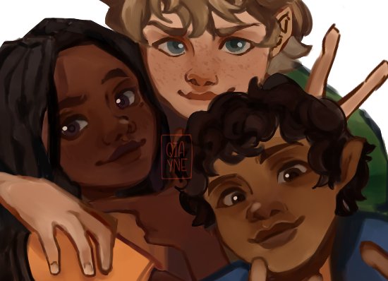 It's THE trio
#PercyJacksonAndTheOlympians #pjo