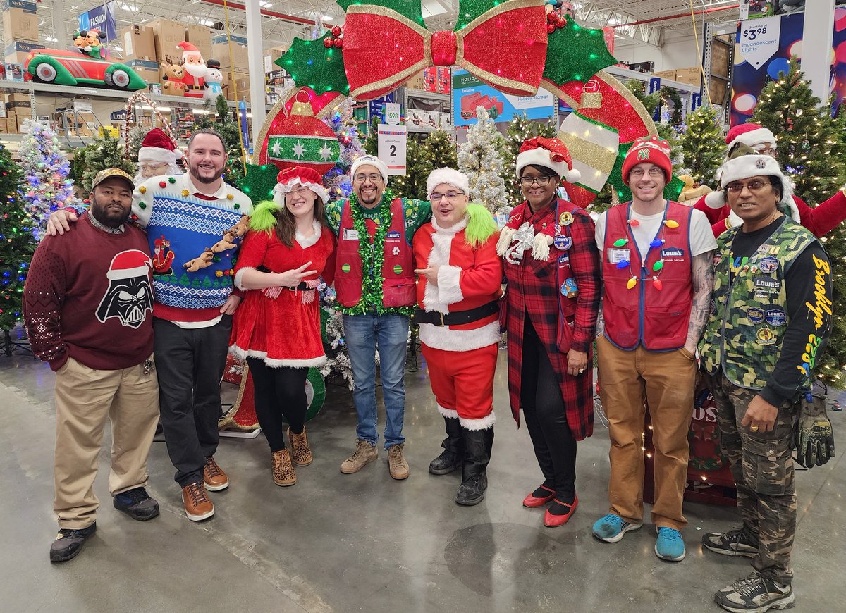 SSA 2284 (@ssa_2284) on Twitter photo When you say family, this is what I think of. What a great bond with amazing people. Merry Christmas from my Lowes family to yours!!!!
#Christmas at Lowes 2023
<a href="/GeorgeArias_HR/">George Arias</a> <a href="/SamCharles07/">Sam Charles</a> <a href="/Javi3rD/">Javier Dominguez</a> <a href="/SedeekahP/">Sedeekah Pinnock</a> <a href="/baptiste565/">jerry jean-baptiste</a> When you say family, this is what I think of. What a great bond with amazing people. Merry Christmas from my Lowes family to yours!!!!
#Christmas at Lowes 2023
<a href="/GeorgeArias_HR/">George Arias</a> <a href="/SamCharles07/">Sam Charles</a> <a href="/Javi3rD/">Javier Dominguez</a> <a href="/SedeekahP/">Sedeekah Pinnock</a> <a href="/baptiste565/">jerry jean-baptiste</a>