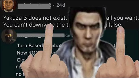 Yakuza5Daily's tweet photo. To all Yakuza: Like a Dragon (Y7) and Yakuza 3 haters https://t.co/R6zjgI5M6B