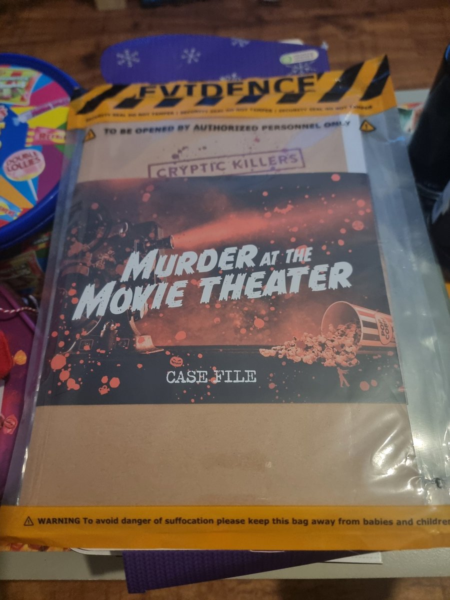 GayGamer92's tweet photo. Really enjoyed solving our first Cryptic Killers Case! Thanks @cryptic_killers #murderatthemovietheater #cryptickillers #casesolved https://t.co/7AhXEkRYCI