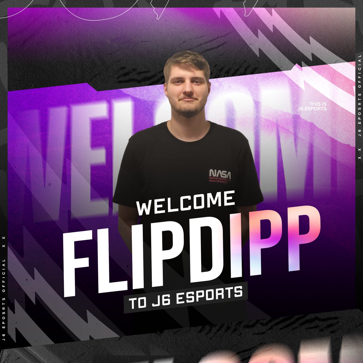 StellarixGG's tweet photo. We are very happy to introduce our first #RainbowSixSiege #PC player #FLIPDIPP he will support us on the Hard Breach position - good luck!
#j6 #j6fam #j6army #j6ontop https://t.co/xCiIO9fNdt