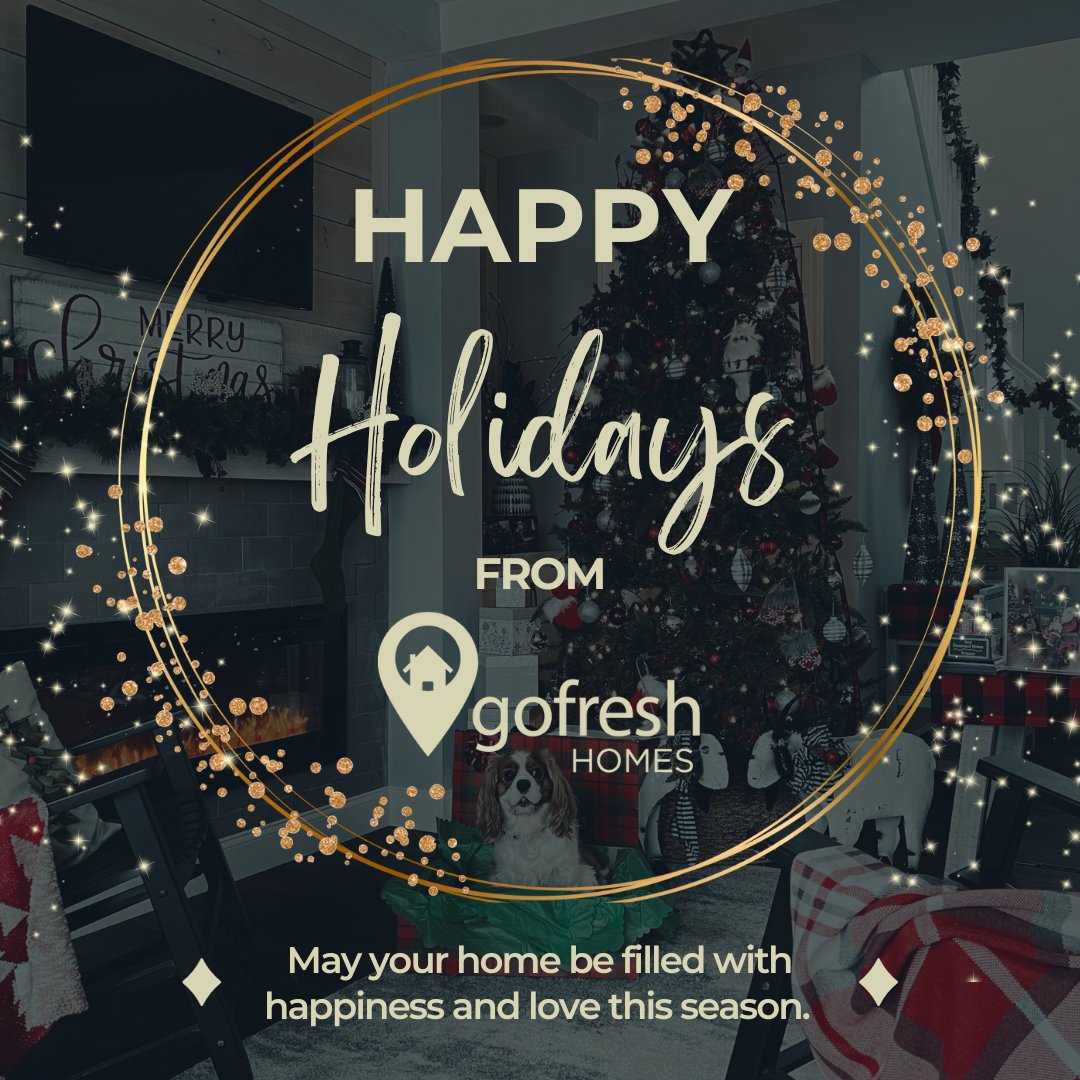 Happy Holidays from GoFresh Home! Sprinkle your space with joy, and follow us for more. 

#HappyHolidays #GoFreshChristmas