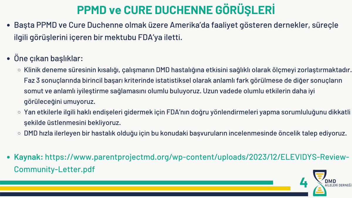 Dmd_aileleri's tweet photo. Sarepta, Haziran 2023'te 4 ve 5 yaş için şartlı onay alan ELEVIDYS ilacının, yaş aralığı ve yürüme durumu gözetmeksizin kullanıma açılması için FDA'ya başvurdu.

Şirket, başvurusuna 2024 yılı ilk yarısında yanıt almak için FDA'dan öncelikli inceleme talebinde de bulundu. https://t.co/jRxNd0JjZq