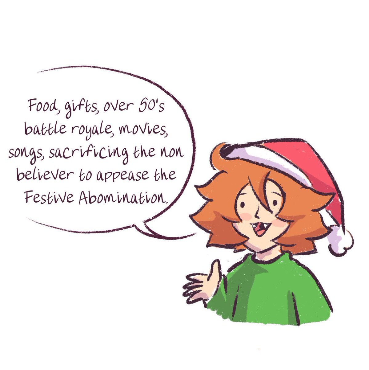 Anythingcomic's tweet image. I love Christmas traditions, especially the ones everyone can enjoy🎄